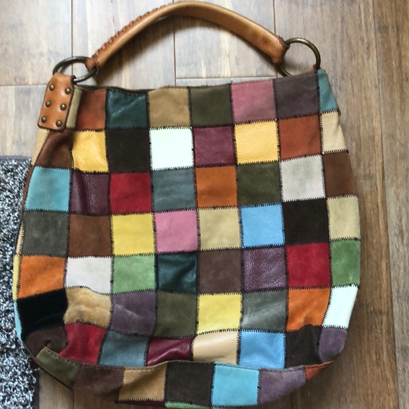 lucky brand patchwork bag